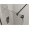 Kudos Ultimate 2 300mm Fold Away Deflector Panel (Right Hand - 10mm Thick)  | Matt Black | 10WPFADPRHMBK