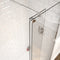 Kudos Ultimate 2 300mm Fold Away Deflector Panel (Right Hand - 8mm Thick)  |  Chrome | 5WPFADPRH
