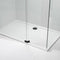 Kudos Ultimate 2 400mm Hinged Deflector Panel (Left Hand - 8mm Thick) | Black | 5WPHINDP40LHMBK