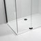 Kudos Ultimate 2 400mm Hinged Deflector Panel (Right Hand - 8mm Thick) | Black | 5WPHINDP40RHMBK