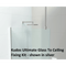 Kudos Ultimate 2 600mm Glass to Ceiling Fixing Kit | Brushed Brass | 10WPGCBRG