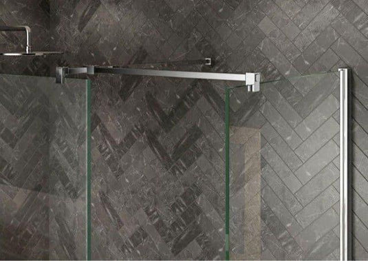 Kudos Ultimate 2 Side Panel Fixing Kit - Matt Black - Envy Bathrooms Ltd