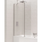 Kudos Ultimate10 Fold Away Bath Screen Deflector Panel (Left Hand)  |  Chrome | 10BSWPFADPLH