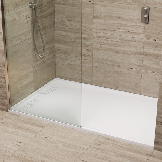 Lakes Linear Rectangular 1700 x 900 Shower Tray - White - TL179RW - Envy Bathrooms Ltd