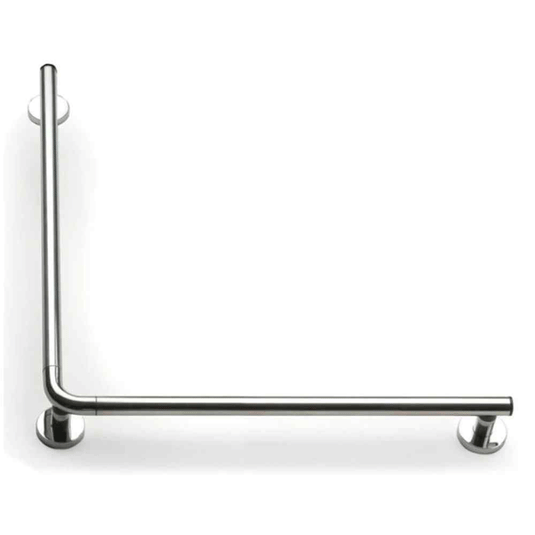 Lakes Series 400 Wall Rail - 700 x 550mm - Chrome - 4017SG05PM - Envy Bathrooms Ltd