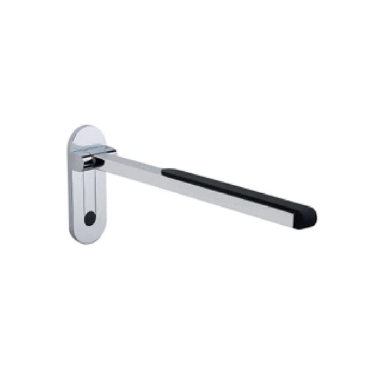 Lakes Series 500 Folding Handle With Soft Surface & Unhook Mechanism - 650mm - Chrome - 5601SG05PM - Envy Bathrooms Ltd