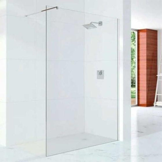 Merlyn 10 Series Shower Wall including Wall Profile & Stabilising Bar 700mm - S10SW700H - Envy Bathrooms Ltd