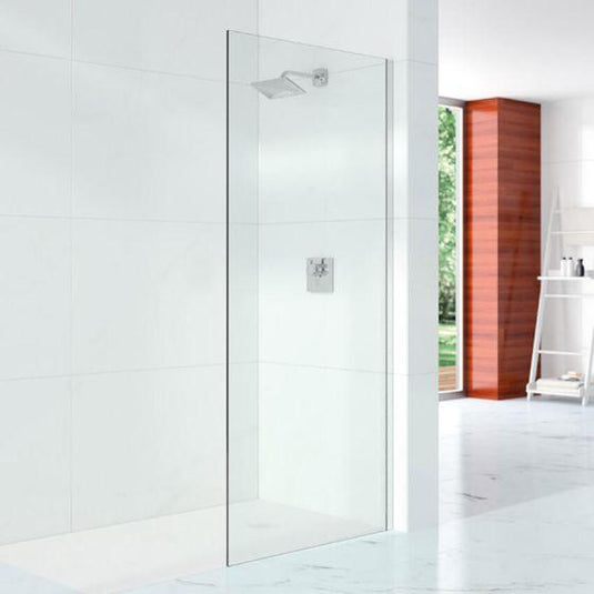 Merlyn 10 Series 1000mm Shower Wall with Wall Profile Only - Chrome - S10SW1000 - Envy Bathrooms Ltd