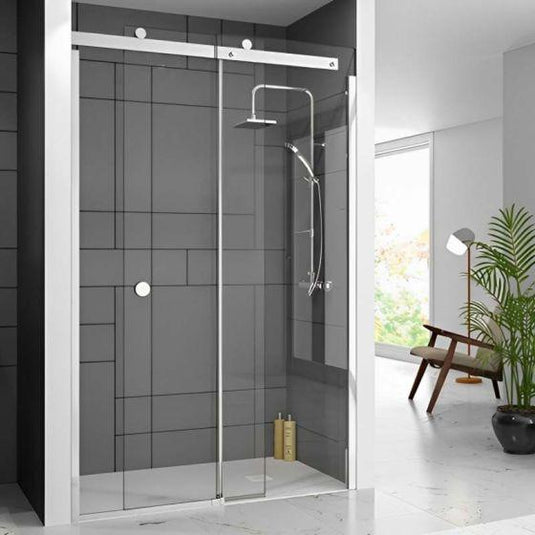 Merlyn 10 Series 1700mm Sliding Shower Door Right Hand - Chrome - M1081700CHR - Envy Bathrooms Ltd