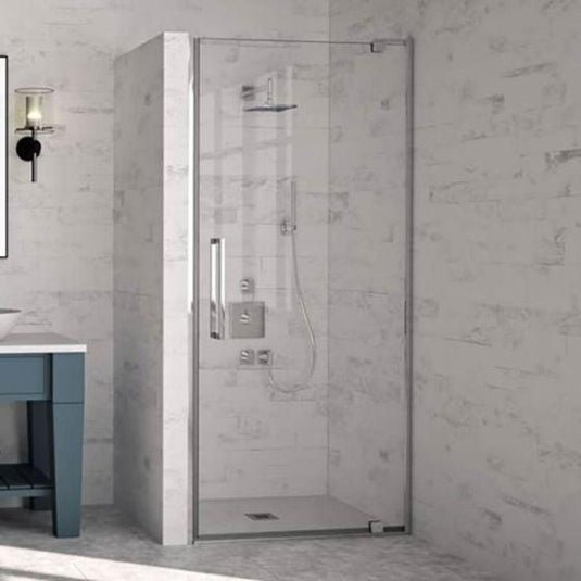 Merlyn 10 Series 900mm Pivot Shower Door - Chrome - M101221C - Envy Bathrooms Ltd