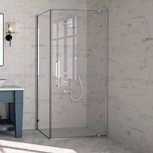 Merlyn 10 Series 900mm Pivot Shower Door - Chrome - M101221C - Envy Bathrooms Ltd