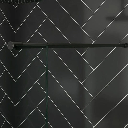 Merlyn 1000mm Wetroom Horizontal Bracing Bar - Matt Black - N126MB - Envy Bathrooms Ltd