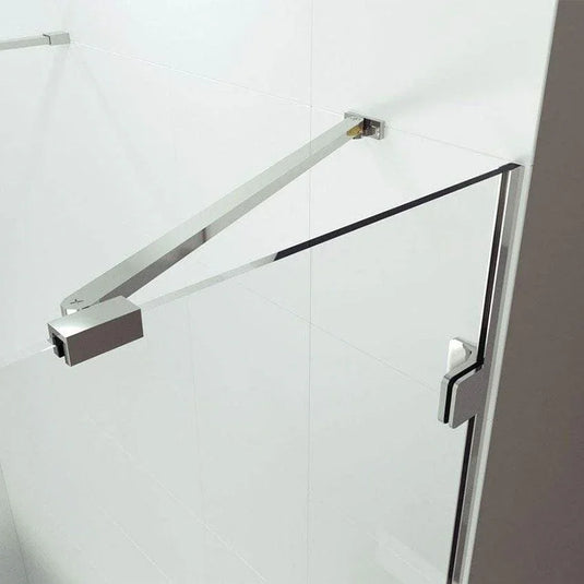 Merlyn 350mm Angled Stabilising Bar - Chrome - SP08SCU12320 - Envy Bathrooms Ltd