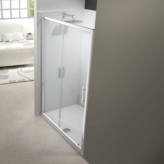 Merlyn 6 Series 1000mm Sliding Shower Door - Chrome - M68231 - Envy Bathrooms Ltd