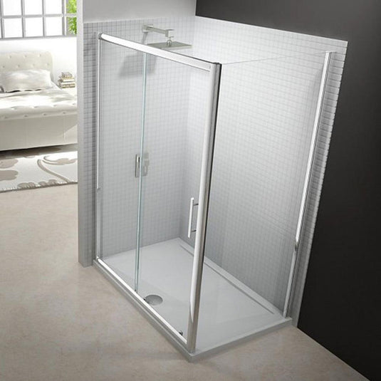 Merlyn 6 Series 1000mm Sliding Shower Door - Chrome - M68231 - Envy Bathrooms Ltd