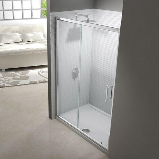 Merlyn 6 Series 1200mm Sliding Shower Door - Chrome - M68241 - Envy Bathrooms Ltd