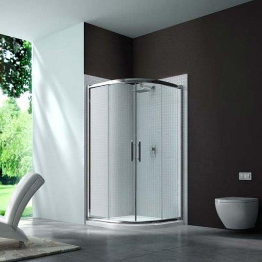 Merlyn 6 Series 800mm 2 Door Quadrant Shower Enclosure - Chrome - M63211 - Envy Bathrooms Ltd