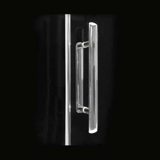 Merlyn 6 Series 900 x 760mm 1 Door Offset Quadrant Shower Enclosure - Chrome - M63222 - Envy Bathrooms Ltd