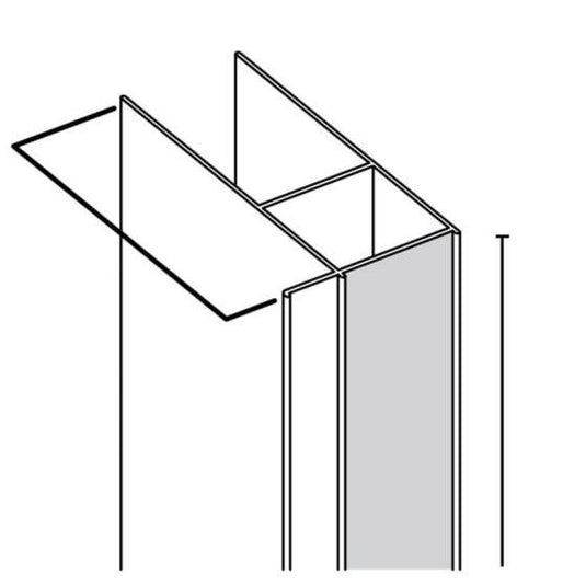 Merlyn 6 Series Extension Profile Extra 20mm - M6EXT - Envy Bathrooms Ltd