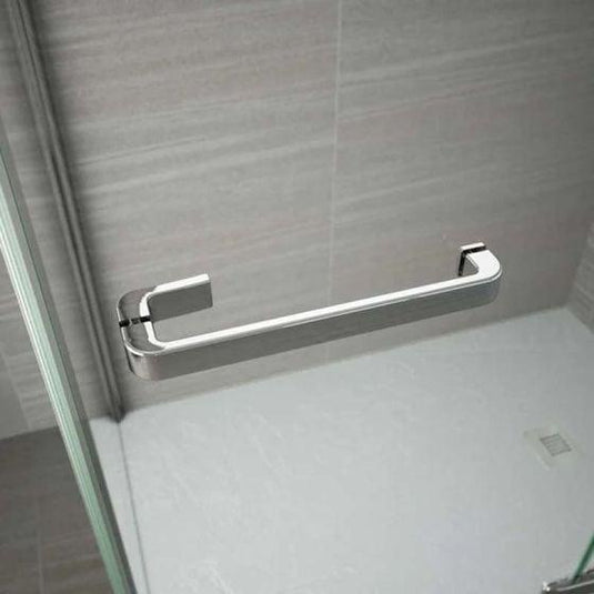 Merlyn 8 Series 1000+mm Frameless Hinge & Inline Shower Door - Chrome - A0611RF - Envy Bathrooms Ltd