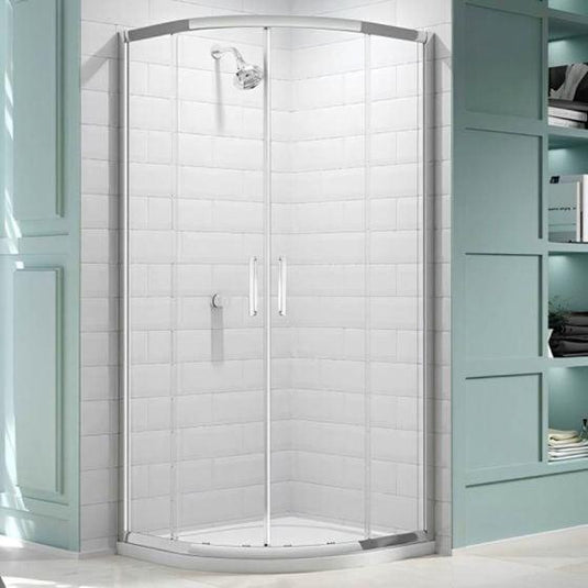 Merlyn 8 Series 1000mm 2 Door Quadrant Shower Enclosure - Chrome - M83231 - Envy Bathrooms Ltd