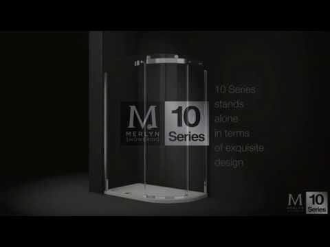 Merlyn 8 Series 1000mm Infold Shower Door - Chrome - M84431 - Envy Bathrooms Ltd