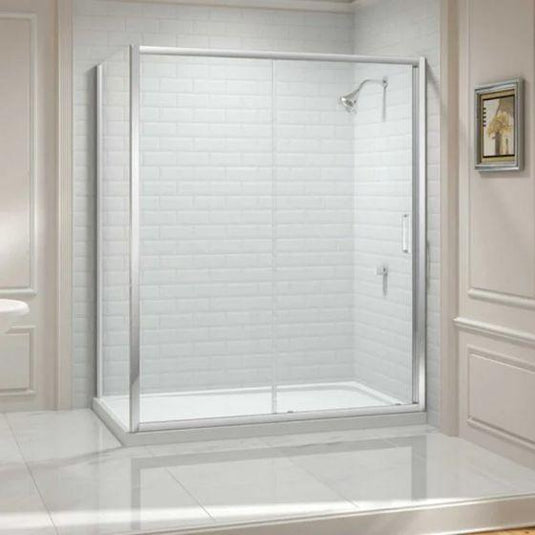 Merlyn 8 Series 1100mm Sliding Shower Door - Chrome - M88251 - Envy Bathrooms Ltd