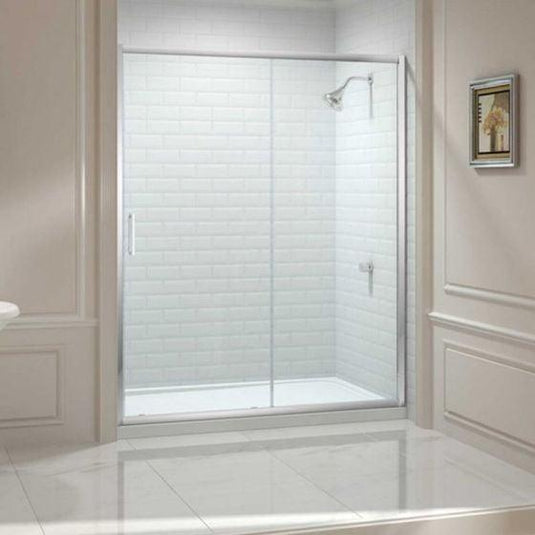 Merlyn 8 Series 1300mm Sliding Shower Door - Chrome - M88240 - Envy Bathrooms Ltd