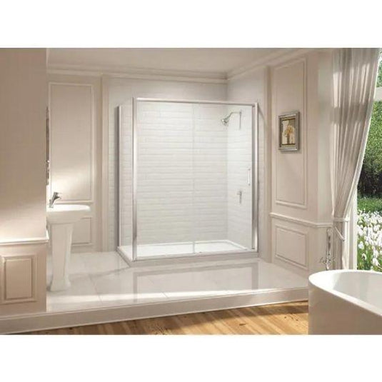 Merlyn 8 Series 1400mm Sliding Shower Door - Chrome - M88291 - Envy Bathrooms Ltd