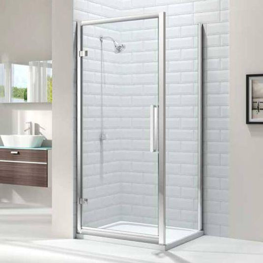 Merlyn 8 Series 700mm Hinge Shower Door - Chrome - M81201 - Envy Bathrooms Ltd