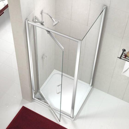 Merlyn 8 Series 700mm Infold Shower Door - Chrome - M84401 - Envy Bathrooms Ltd