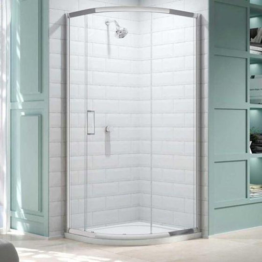 Merlyn 8 Series 900mm 1 Door Quadrant Shower Enclosure - Chrome - M83225 - Envy Bathrooms Ltd