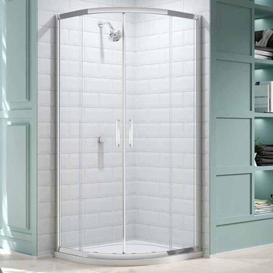 Merlyn 8 Series 900mm 2 Door Quadrant Shower Enclosure - Chrome - M83221 - Envy Bathrooms Ltd