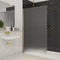 Merlyn 8mm Fluted Wetroom Panel - 700mm - Brushed Brass - 8WFL70BBR