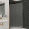 Merlyn 8mm Fluted Wetroom Panel - 700mm - Brushed Bronze - 8WFL70BBZ