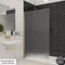 Merlyn 8mm Fluted Wetroom Panel - 700mm - Brushed Gunmetal - 8WFL70BGM