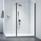 Merlyn 8mm Wetroom Shower Swivel Panel - 300mm - Black - 8WSV30MB