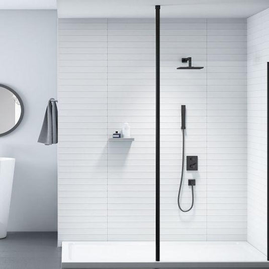 Merlyn Black Vertical Showerwall Post 3m - BLK3MCP - Envy Bathrooms Ltd