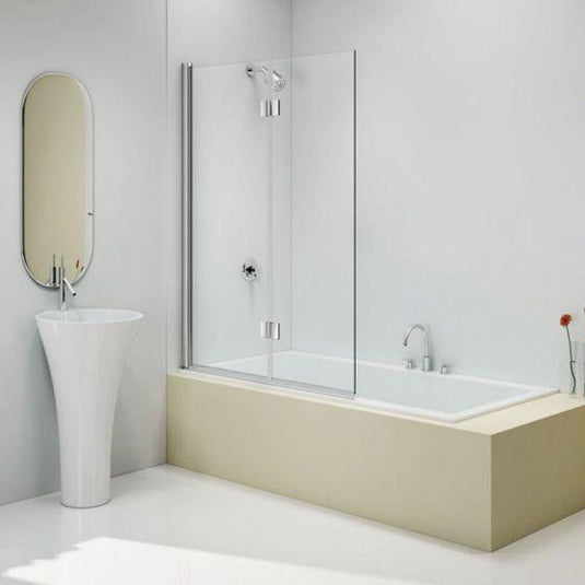 Merlyn Ionic 1100 x 1500mm Two Panel Folding Bath Screen - MB13 - Envy Bathrooms Ltd