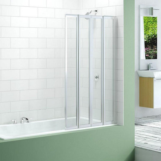 Merlyn Ionic 4-Fold Bath Screen 850 x 1400mm - MB4 - Envy Bathrooms Ltd