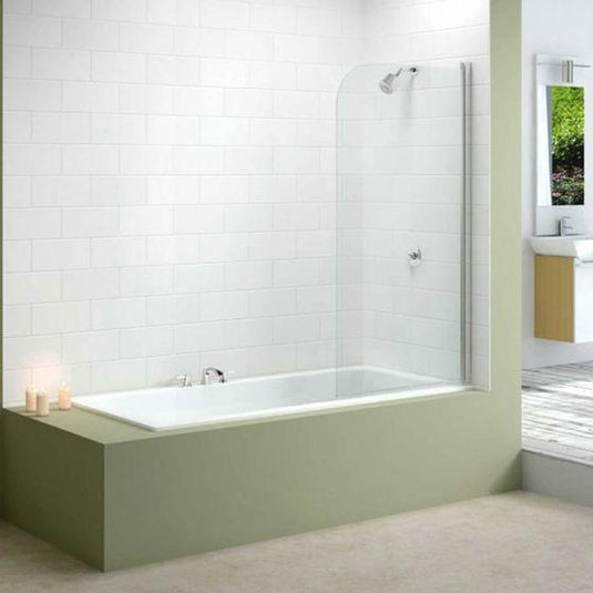 Merlyn Ionic 800 x 1500mm Single Curved Bath Screen - MB1 - Envy Bathrooms Ltd