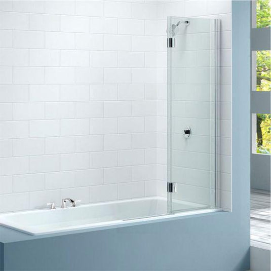 Merlyn Ionic 900 x 1500mm 2 Panel Hinged Bath Screen (RH) - MB7R - Envy Bathrooms Ltd