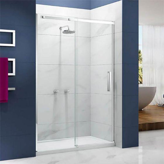 Merlyn Ionic Essence 1000mm Frameless Sliding Shower Door - Chrome - A0104A0 - Envy Bathrooms Ltd