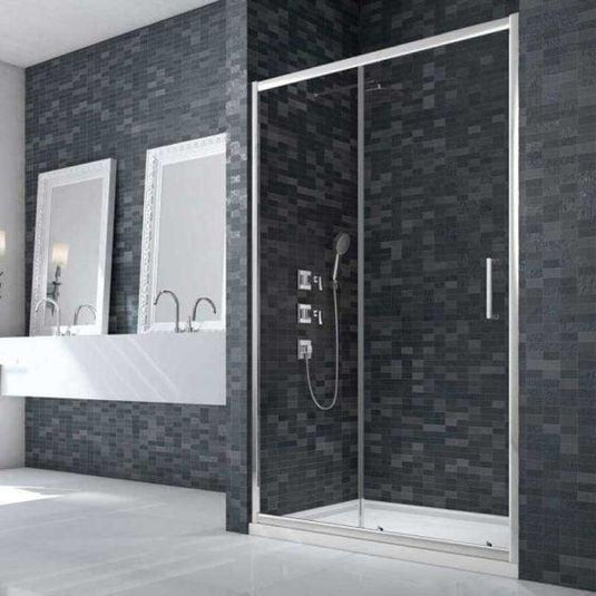 Merlyn Ionic Essence 1200mm Framed Sliding Shower Door - Chrome - DWH04C0 - Envy Bathrooms Ltd