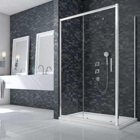 Merlyn Ionic Essence 1200mm Framed Sliding Shower Door - Chrome - DWH04C0 - Envy Bathrooms Ltd