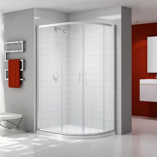 Merlyn Ionic Express 1000 x 800mm Offset Quadrant 2 Sliding Door Shower Enclosure - Chrome - A0302D0 - Envy Bathrooms Ltd