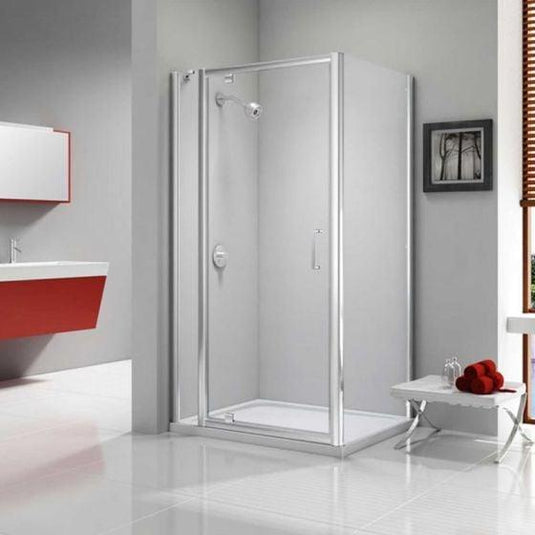 Merlyn Ionic Express 1000mm Pivot Shower Door & 210mm Inline Panel - Chrome- A030009H - Envy Bathrooms Ltd