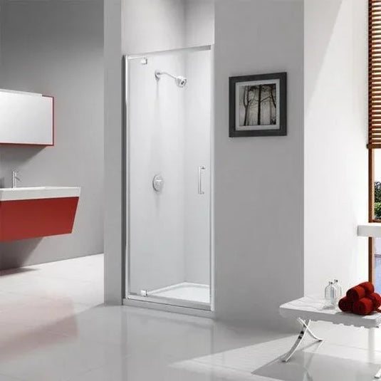 Merlyn Ionic Express 800mm Pivot Shower Door - Chrome - A0306D0 - Envy Bathrooms Ltd