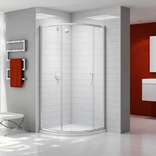 Merlyn Ionic Express 900mm 1 Sliding Door Quadrant Shower Enclosure - Chrome - A0301B0 - Envy Bathrooms Ltd