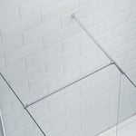 Merlyn Ionic Round Support Arm T Piece Bracket - Chrome - A04S0010 - Envy Bathrooms Ltd